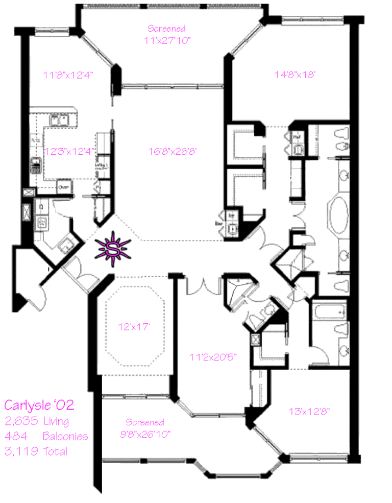 Carlysle floor plan '02