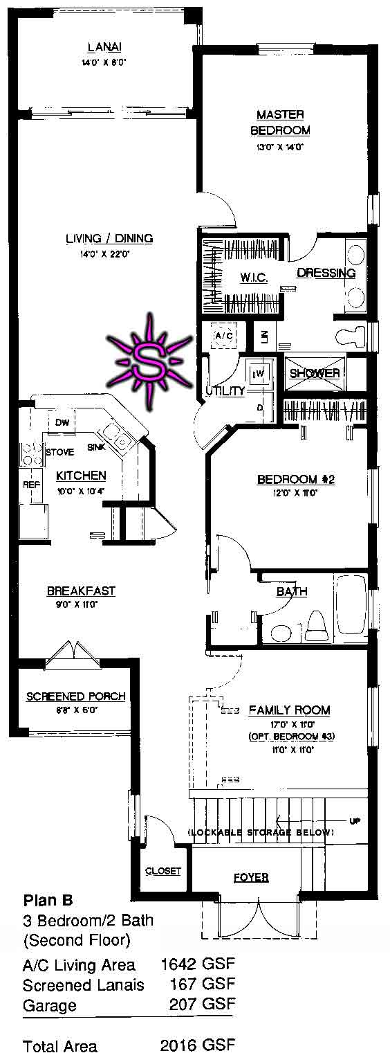 Barrington Club Floor Plan B