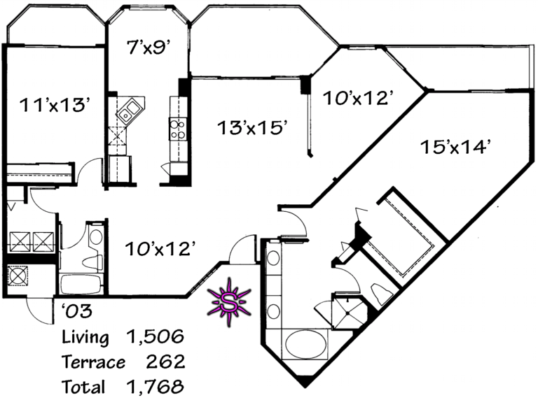 Bay Shore Place Floor Plan '03
