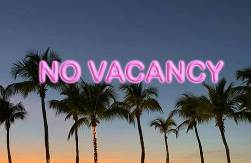 NO VACANCY