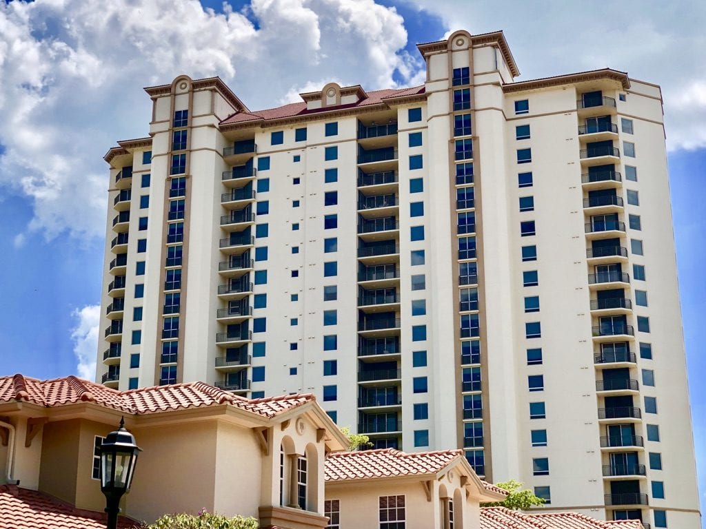 High rise at Coronado At Pelican Bay