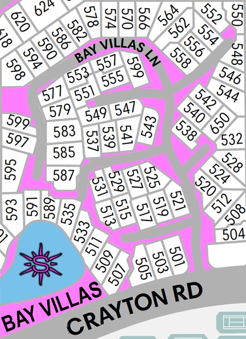 Bay Villas Site Plan