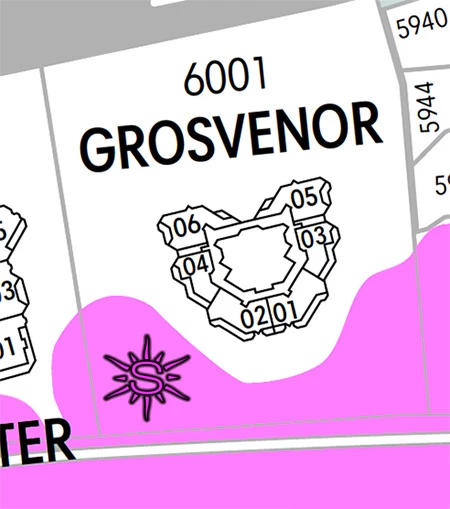 Grosvenor at Pelican Bay Site Plan