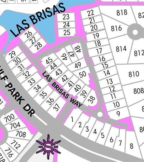 Las Brisas at Pelican Bay Site Plan