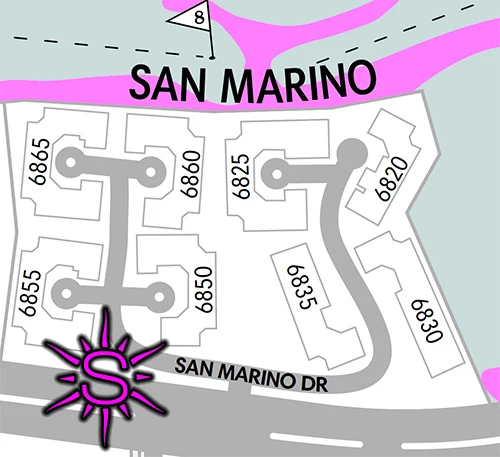 San Marino at Pelican Bay Site Plan