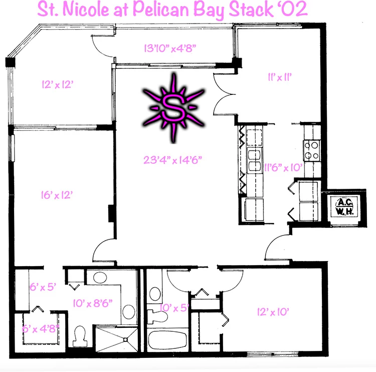 St. Nicole at Pelican Bay Floor Plan '02