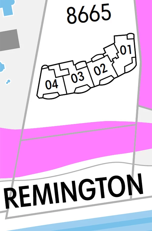 Remington Site Plan in Naples, Florida