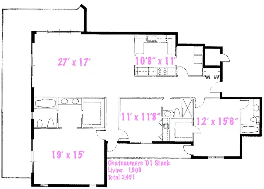 Chateaumere Floor Plan '01 stack